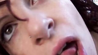 Italian red head needs 2 dicks to be happy to control