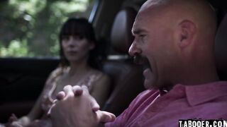 Charles anally banged teen babe Emma Jade outdoor
