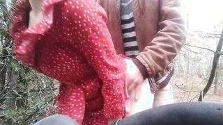 goddess get a fist into the snatch inside the woods