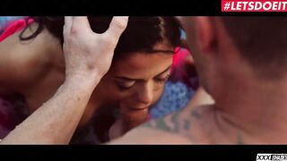 XXX SHADES - Pool Sex With Bombshell Long Butt Hispanic