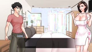 Confined With Goddesses Cap 14 - Fucking a cougar and my Stepmom offer me a Titjob