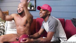 Watching game got horny with stepdad Dillon Diaz