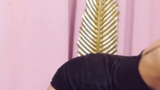 Busty Babe Plays with Her Dildo