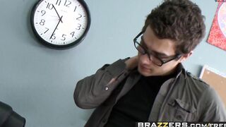 Long Boobies at School - Getting Blowjob into Sex Ed clip starring Brooke Belle %26 Xander Corvus