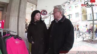 Old User Dude Helmut pick up german 19 year mature on street