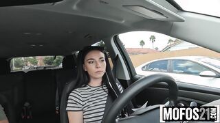 BARELY LEGAL Uber driver is BEAUTY AS FUCKED (Gianna Ivy) -