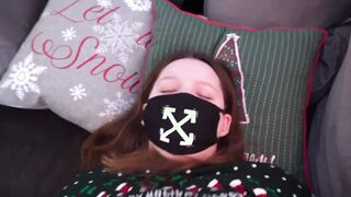 Fat Ass Step Sister Give Herself For Christmas