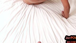 pov bosomy amateur Bae pussynailed after cocksucking