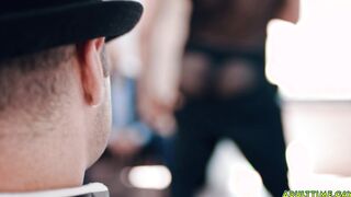 Straight groom-to-be fucks male stripper!
