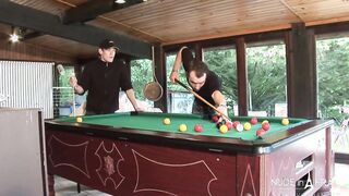 2 goddess french cunt with mouth rough anal banged! inside foursome