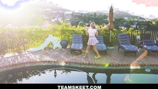 Cute Skinny Blonde Riding Big Dick