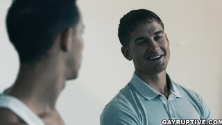 Des Irez's cock inside Brandon Anderson hole
