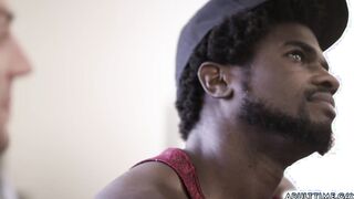Interracial fuck between two horny guys