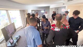 Hotwife Tour Gang Bang Sex Party - a lot of Hot girls