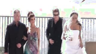 Wedding party turns in naked sex sex party