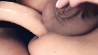 sister fucks stepsister with her transsexual dick into the crazy asshole