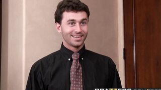 Milfs Like it Huge - Dinner and a Floozy sex tape starring Sienna West and James Deen