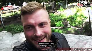 REAL LIVE EROCOM DATE point of view WITH GERMAN BLONDE FITNESS HOE