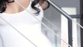 Asa Akira oriental Anal Hottie with Erik Everhard pretty babe slutty bitch, booty fucking anal lingeire, high hills, Tease#3
