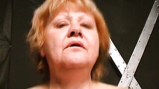 Scared granny into search of long dicks and young cum!