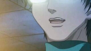 Hentai busty nurse in uniform delights horny man