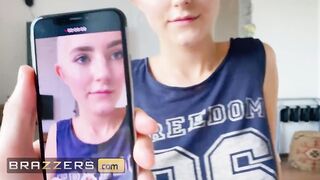Brazzers - Bombshell Blonde 18 Yo Eva Elfie Is Trying To Do Some Yoga Postures In