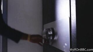 African stud pounding older fiance with big black cock