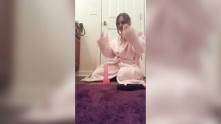 First time having fun with my sex toys