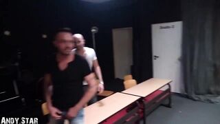 Students inseminate their professor and fucked her
