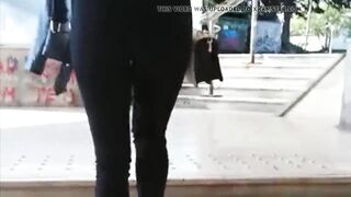Candid outside Cum Compilation