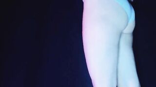 Hot Blonde on Halloween Party Undressing & Finger Bang Snatch