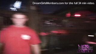 Coed Partiers Into Bombshell Bikinis Flash Hooters To Our Cameras