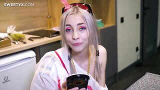College Girl wants to be a web cam chaturbate but gets caught