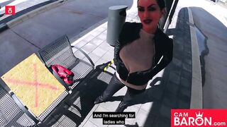 Sidney Dark: Gothic mom with huge breasts banged! CamBaron.com