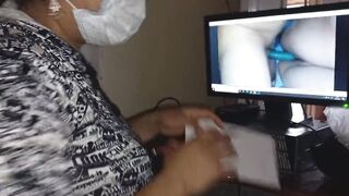 irreverent secretary !! invites a partner of the company to have sex after leaving work