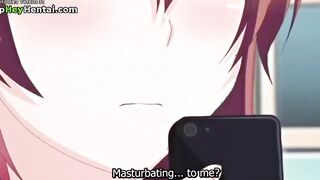 Hentai busty college girl gets amazing cumshot