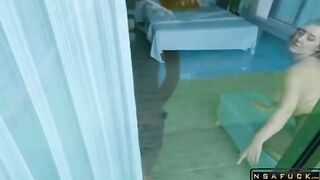 Pretty GIRL with a BIG ASS Caught Mastur
