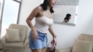 Turned On employee lets her boss banged her twat like a