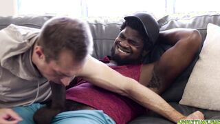 Straight buddies have an intense anal sex