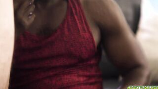 Straight buddies have an intense anal sex