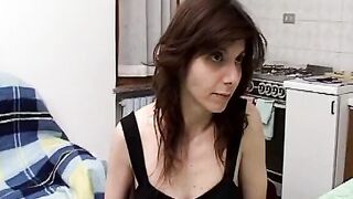 Nene from Perugia gets fuck by 2 dicks for a job