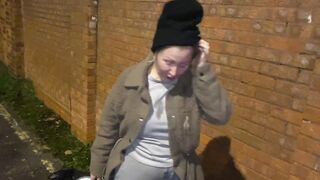 Offered cigarettes to put Her finger up her butt and piss at the same time