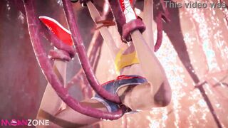 ReadHead Teens Misty from Pokemon gets roughly fuck by tentacles