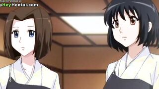 Hentai busty lovely girl has passionate sex