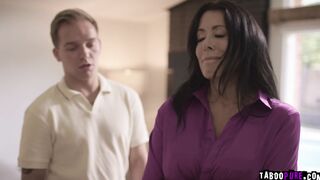 Milf Reagan Foxx takes young studs dick from behind