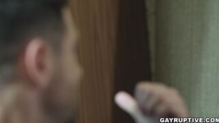 Hairy man Mason Lear ass fucked his stepbro Beau Butler