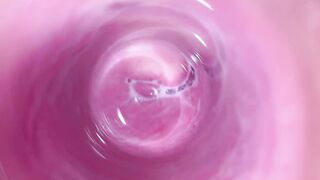 Camera deep in 18 year old creamy twat
