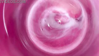 Camera deep in 18 year old creamy twat