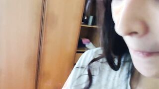 Step sister with white socks and grandmother underwear