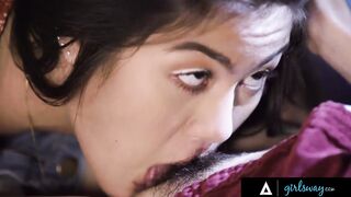 GIRLSWAY - Kristen Scott Fucks Kendra Spade Into The Woods